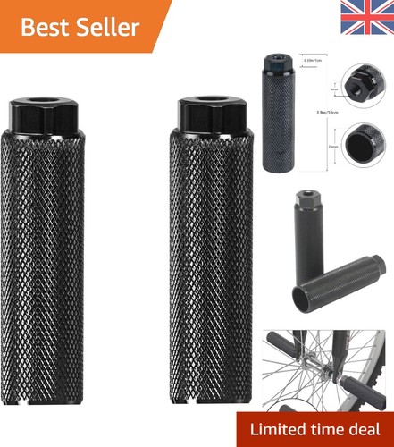 Black bmx stunt - pegs,, 2-pack