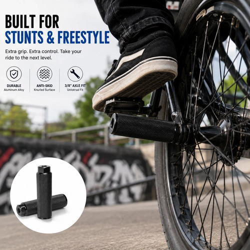 Bike alloy foot - alloy, stunt