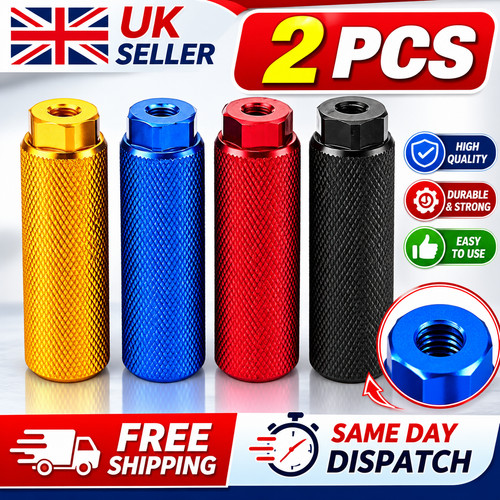 Bike alloy foot stunt - 2x, pegs